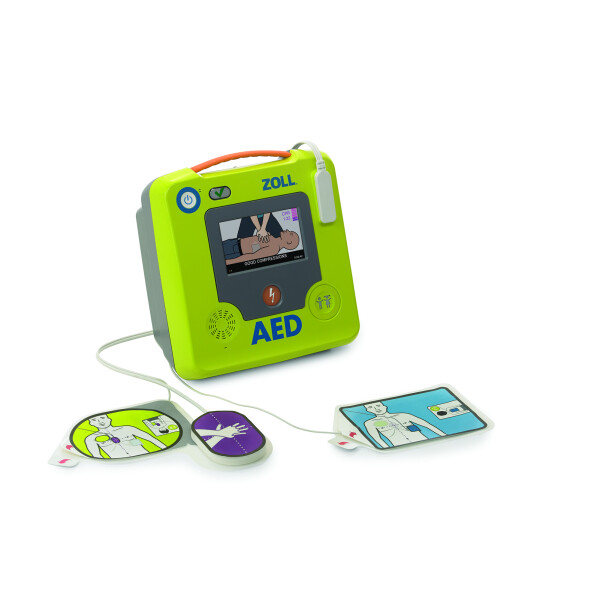 Monatsmiete (mind. 24 Monate)  ZOLL AED 3 Defibrillator im SET inkl. Elektrode, Batterie, zzgl. 150,- Euro netto (einmalig)  Geräteinweisung an einem Standort (Jährliche Zahlung)