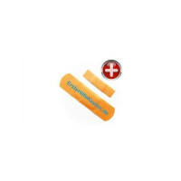 ABS Verbandkoffer S, unbefüllt, mobil & stationär, inkl. Wandhalterung, verplombbar, Farbe: orange