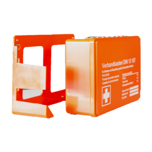 Betriebsverbandkasten Mini C, DIN 13 157, mobil & stationär, inkl. Wandhalterung, Farbe: orange
