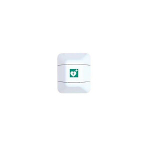 Erste Hilfe Design Schrank Combi (AED Aufsatz), Farbe: weiss