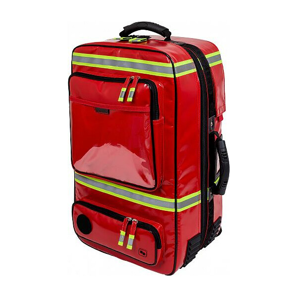 Notfall Rucksack, Large, inkl. 5 farbige Modultaschen, unbefüllt, Farbe: rot