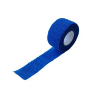FAPlast, Finger-Schnellverband (2,5 cm x 5 m), luftdurchlässig, wasser- & ölbeständig, hautfreundlich (hypoallergen), Farbe: blau