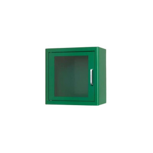 Mit Alarm - Arky AED Wandschrank - Metall Farbe grün...