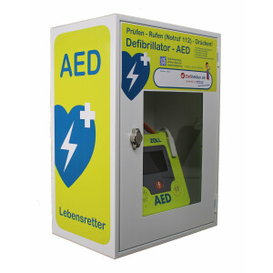 Defi/AED Wandschrank - Metall - WallCase 20 mit AED...