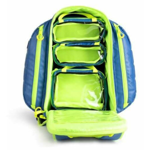 ZOLL AED 3 Rucksack mit Modultaschen Farbe blau / gelb