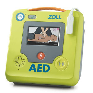 ZOLL AED 3 - Vollautomat, inkl. Elektrode, Batterie, 1 Jahr Servicevertrag gratis + 8 Jahre Garantie, LCD Display, Kindermodus, etc. ZOLL Nr.: 8501-001202-08