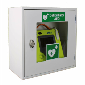 Mit Alarm - Defi/AED Wandschrank - Metall - WallCase 10,...