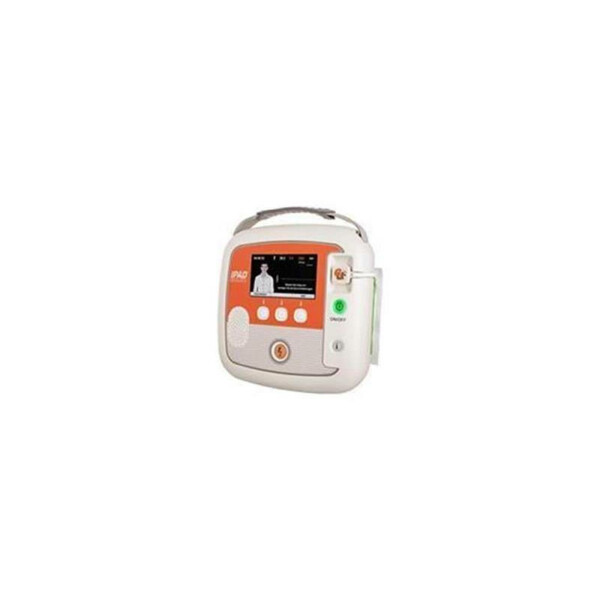 Defi+ 2  Arztpraxis Defibrillator CU SP2 mit Elektrode, Wiederaufladbarer Akku, Ladestation, Lade- 6 Netzteil, Tasche